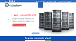 Desktop Screenshot of hostingdepago.com