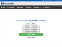 Tablet Screenshot of hostingdepago.com